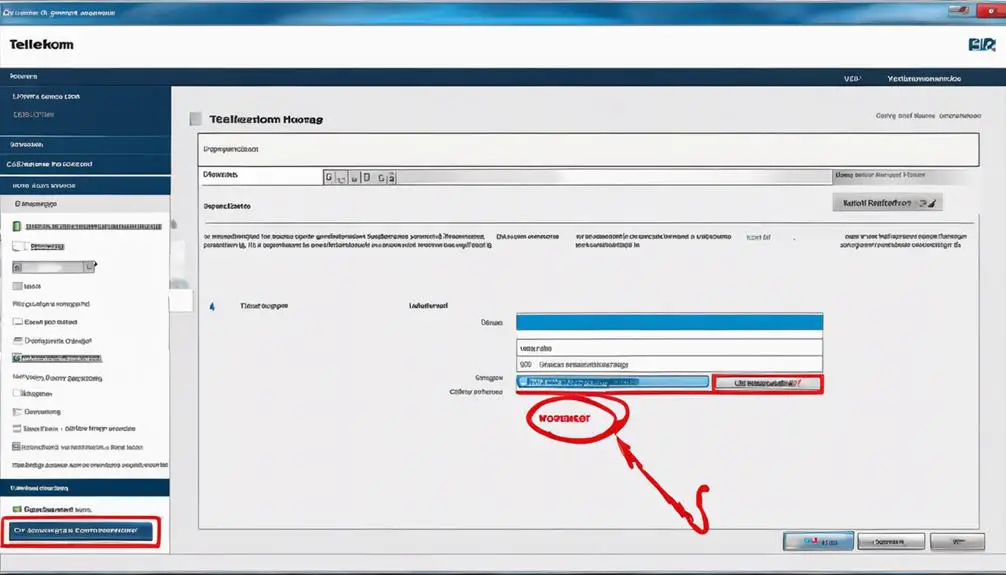 Setting Up a User Account Without VoIP Instance on Telekom