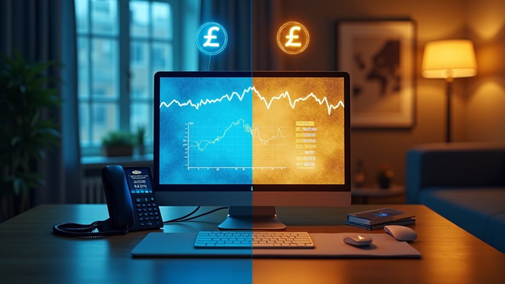 commercial versus home rates