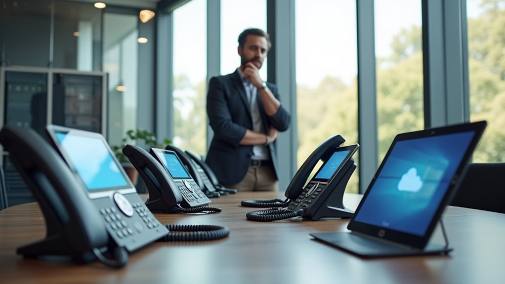 on premises vs cloud voip