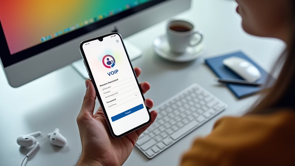 setting up voip account