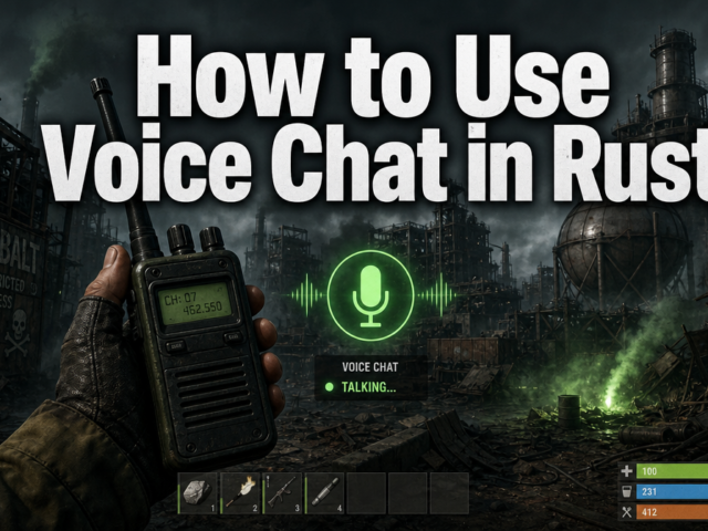 How to Use Voice Chat in Rust: The Complete 2026 Guide