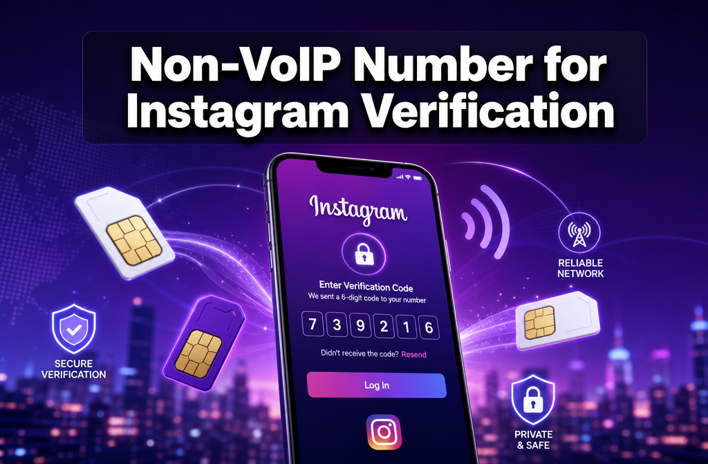 Non-VoIP Number for Instagram Verification: The Complete 2026 Guide