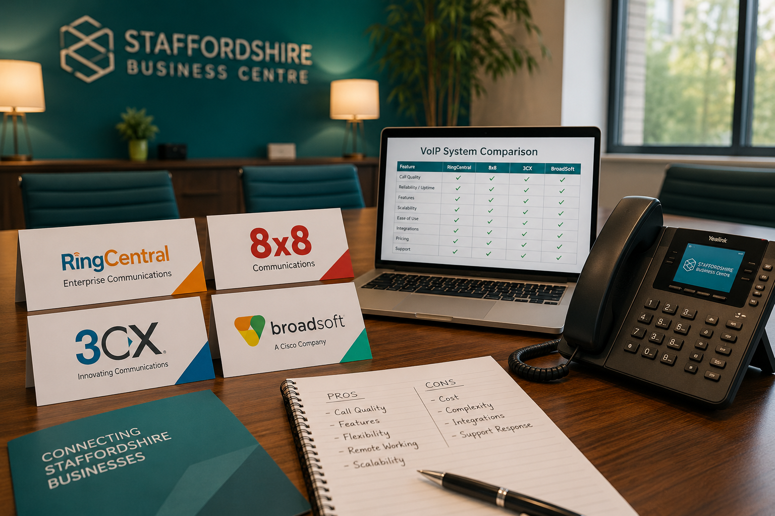 Local Providers: Business Telephone Systems in Staffordshire