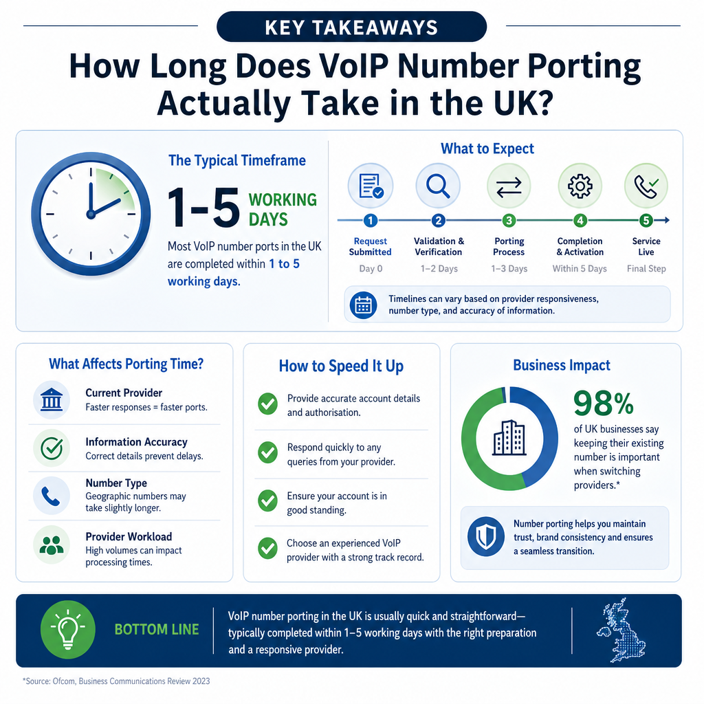 Understanding UK VoIP Number Porting Time: The Basics