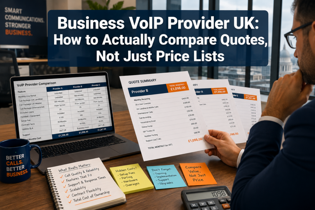 Business VoIP Provider UK: Compare Quotes Not Prices 2026