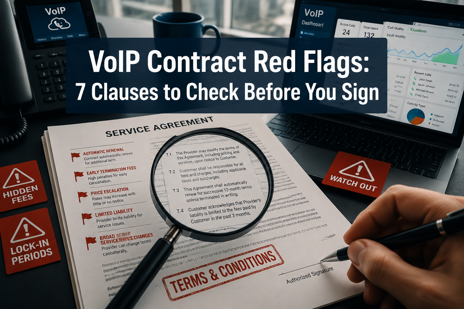 VoIP Contract Red Flags: 7 Critical Clauses to Review
