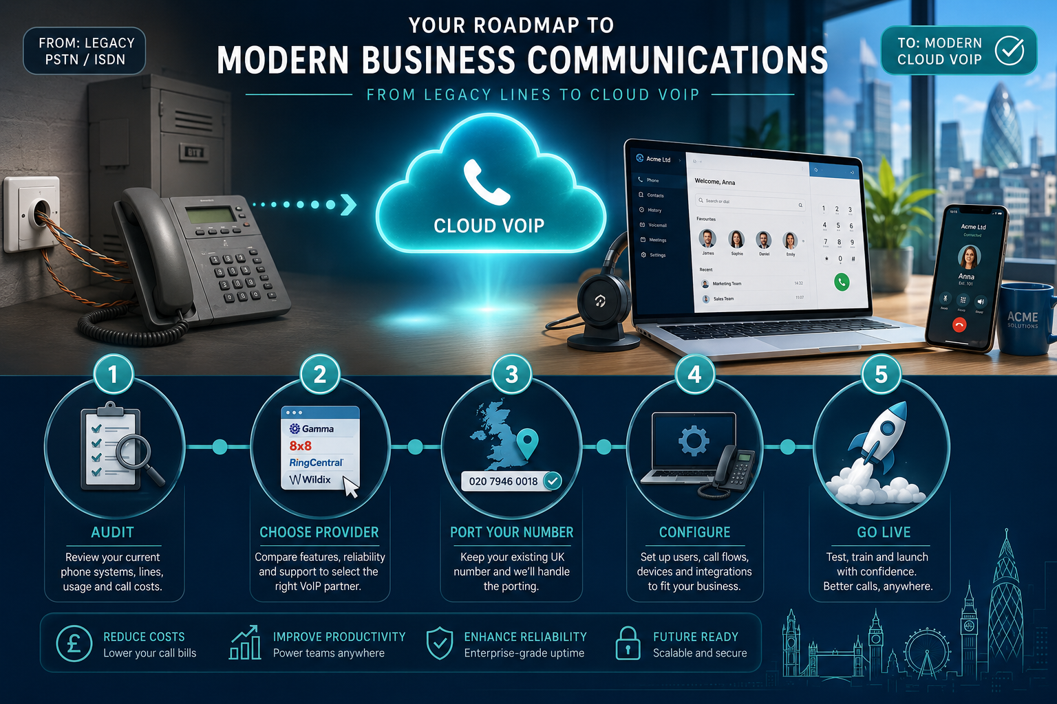 Why Switching Business Phone Line to VoIP UK Is Now Urgent